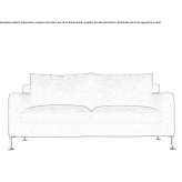 2-seater fabric sofa Semoy
