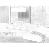 Sectional sofa Lecinena