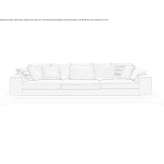 Sofa materiałowa 4-osobowa Genissac