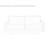 Dwuosobowa aksamitna sofa Weissach