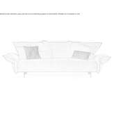 Sectional fabric sofa Vizovice