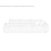 3-seater fabric sofa Estables