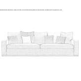 Sofa z tkaniny Leonovo