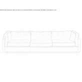 Skórzana sofa 3-osobowa Weissach