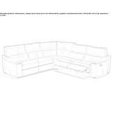 Corner sofa with electric drive Zavet
