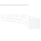 Modular sectional sofa made of fabric Girua