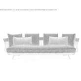 Sofa materiałowa 3-osobowa Inhisar