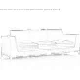 Skórzana sofa 3-osobowa Pishcha