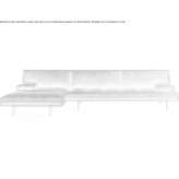 Segmentowa sofa materiałowa Binasco