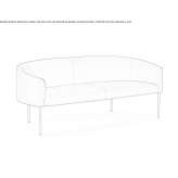 Sofa z tkaniny Tepakan
