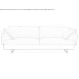 Leather sectional sofa Stabbia