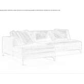 Modular sofa with removable cover Pombos