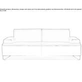Upholstered sofa Caruaru