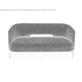 Fabric sofa Moere