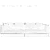 Sectional fabric sofa Cururupu