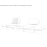 Modular leather sofa Racu
