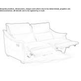 Dwuosobowa sofa tapicerowana z funkcją rozkładania Belas