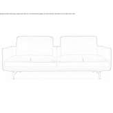 Skórzana sofa 3-osobowa Racu