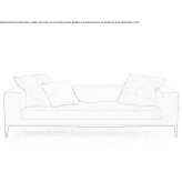 Sofa z tkaniny Cornil