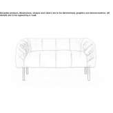 Sofa z tkaniny Niddrie