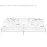 Sectional fabric sofa Suatu