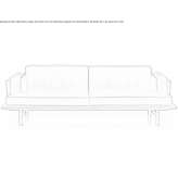 Skórzana sofa 2-osobowa Fiesso