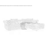 Sofa materiałowa segmentowa z szezlongiem Solonet