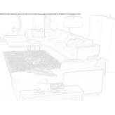 Corner sectional sofa in fabric Acos