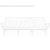 Skórzana sofa 3-osobowa Morbach