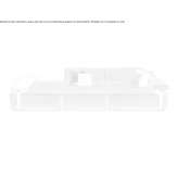 3-seater fabric sofa Moere