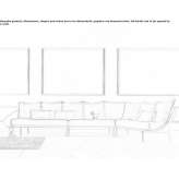 Segmentowa sofa materiałowa Dabrowa