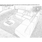 Corner sectional sofa in fabric Glusci