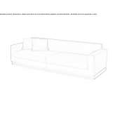 Leather sofa Goro