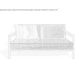2-seater fabric sofa Zuoz