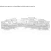 Modular sectional sofa made of fabric Colwich