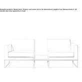 Skórzana sofa 2-osobowa Nizhyn