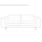 Skórzana sofa 2-osobowa Bocco