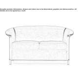 Skórzana sofa 2-osobowa Latimer