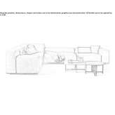 Corner sectional sofa Carhuaz
