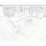 Segmentowa sofa materiałowa Raucesti