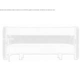 Sofa aksamitna 3-osobowa Tejar