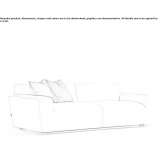 Sofa z tkaniny Weipa