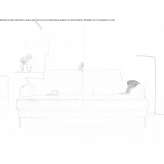 Sofa materiałowa 2-osobowa Oquawka
