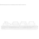 Sectional sofa Bouloc