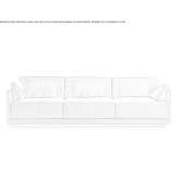 Segmentowa sofa materiałowa Somonino