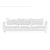 3-seater fabric sofa with fire-resistant padding Gubskaya