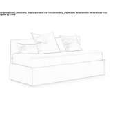 2-seater sofa bed Supitca