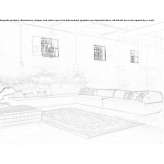 Segmentowa sofa tapicerowana tkaniną Ciocile
