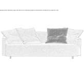 Materiałowa rozkładana sofa Alfatar