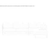Corner sectional sofa in fabric Nhill